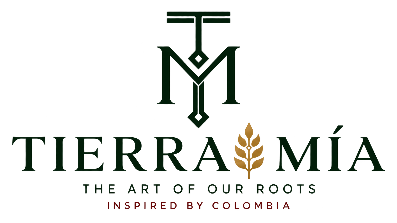 Tierra Mía logo – Colombian-inspired artisan brand